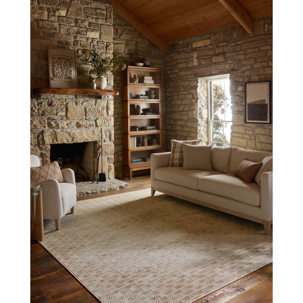 Loloi Townes Beige / Clay Area Rug | Wayfair North America