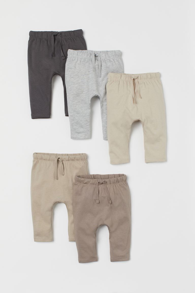5-pack Cotton Pants | H&M (US + CA)