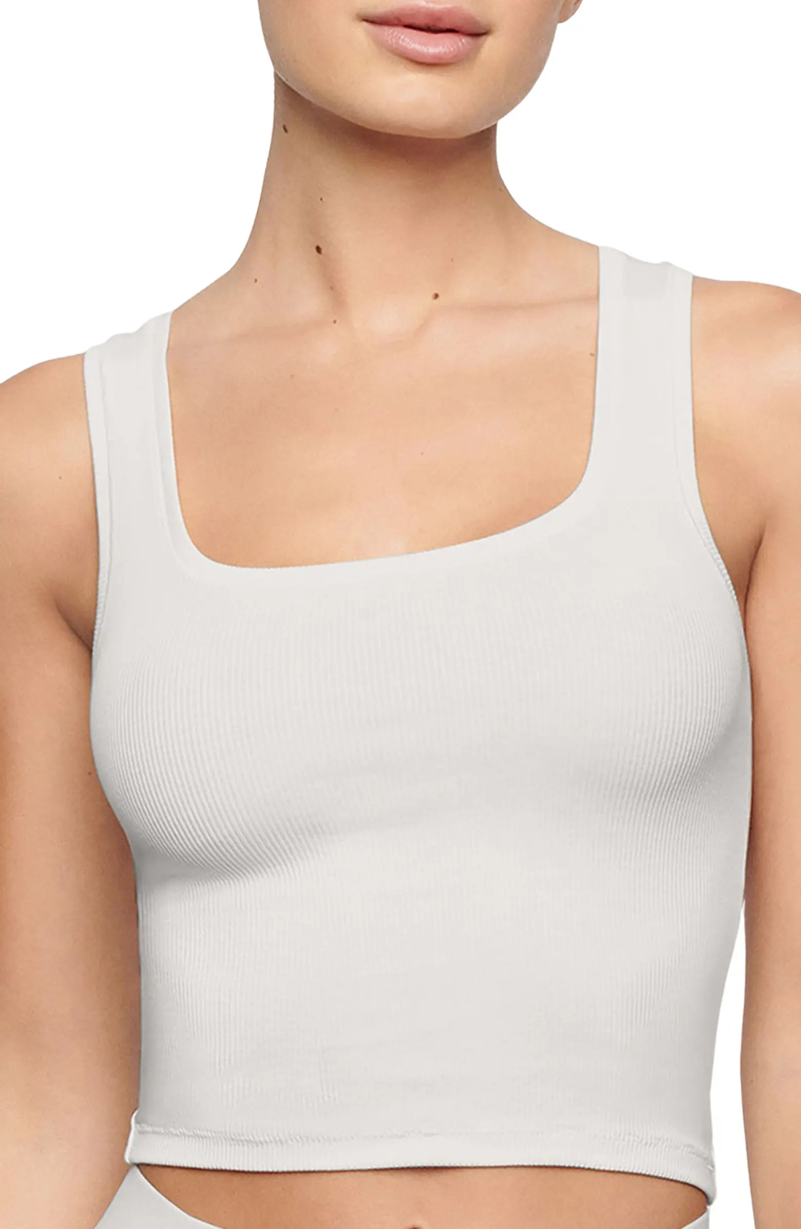 Stretch Cotton Rib Tank | Nordstrom