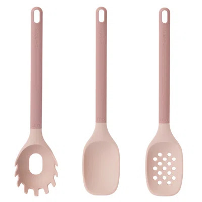BergHOFF International 3-Piece Leo Assorted Kitchen Utensil Set BergHOFF International Color: Pink | Wayfair North America