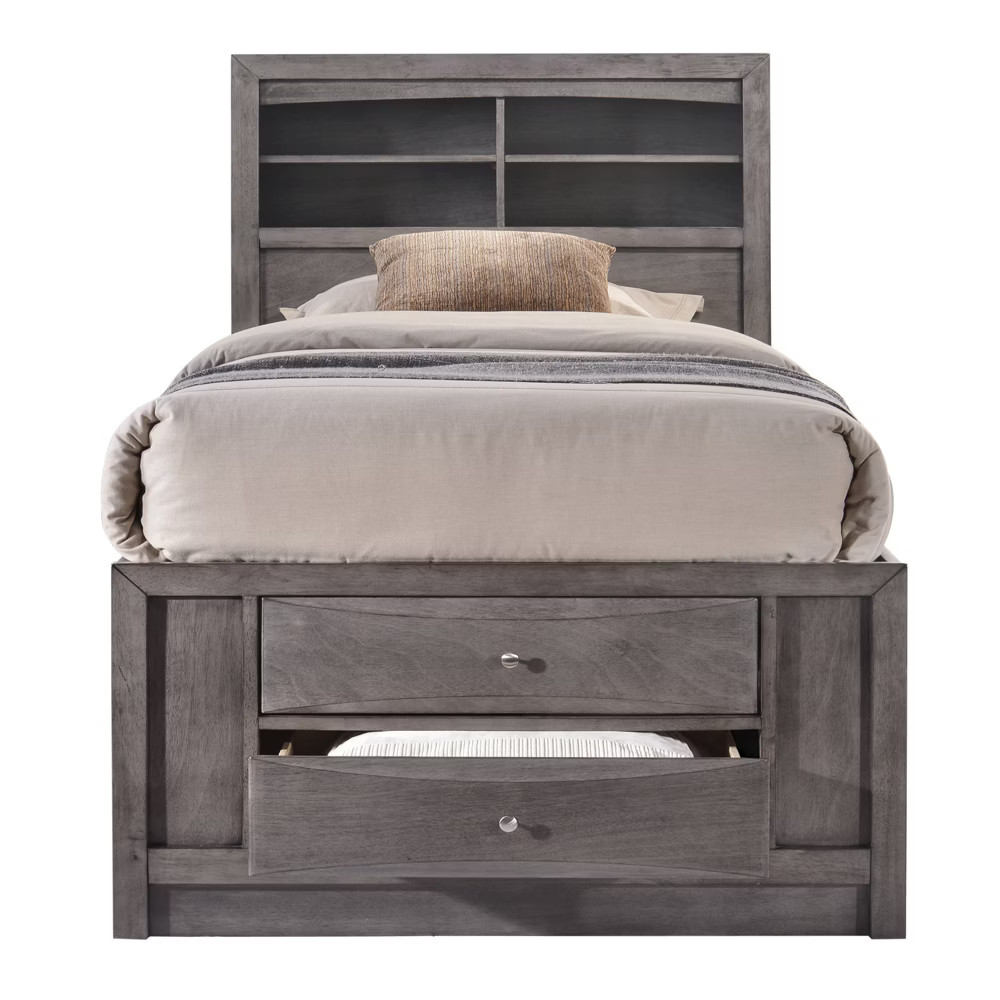 Twin Madison Storage Bed Gray - Picket House Furnishings | Target