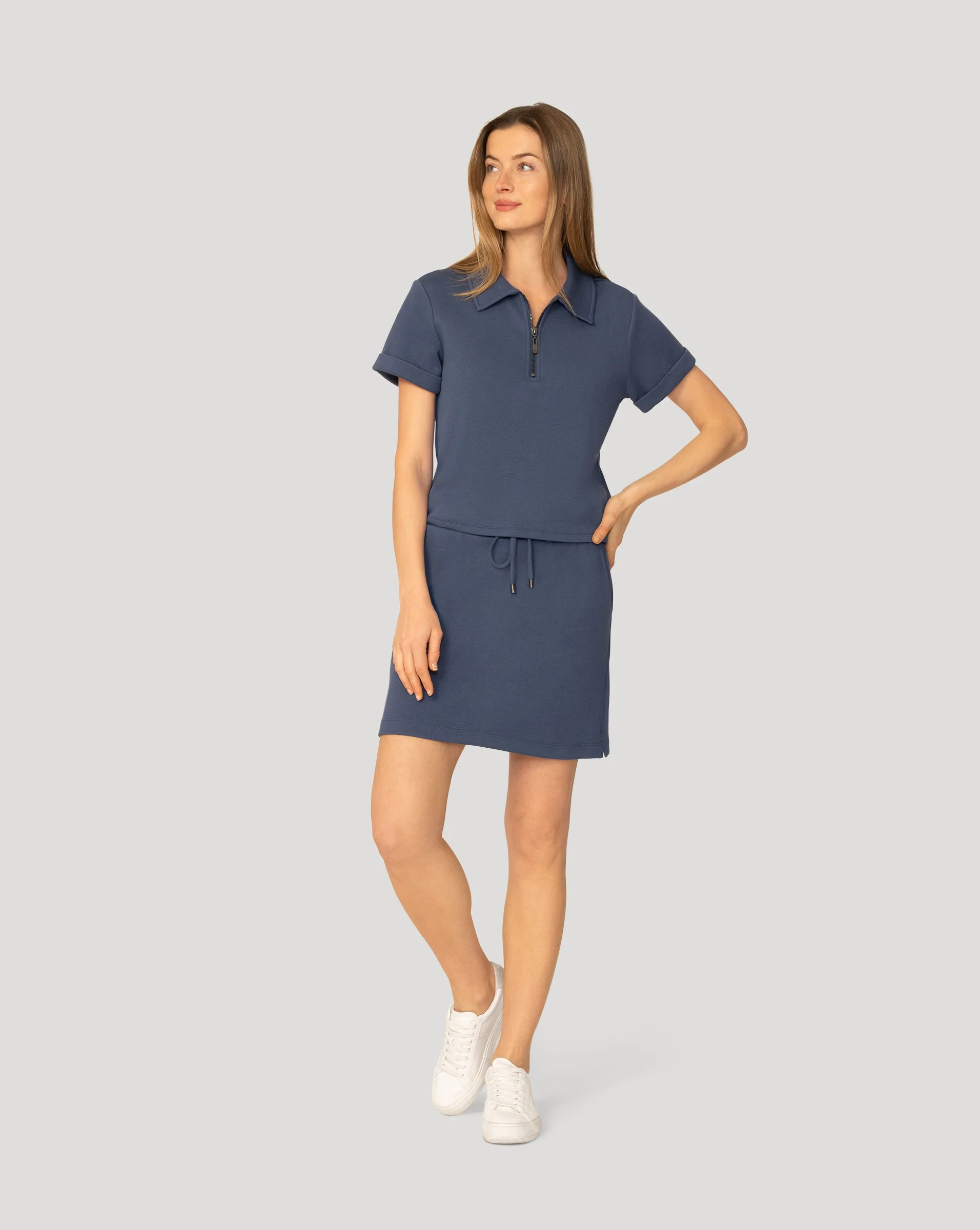 Piqué Polo Skort Set | Cable & Gauge