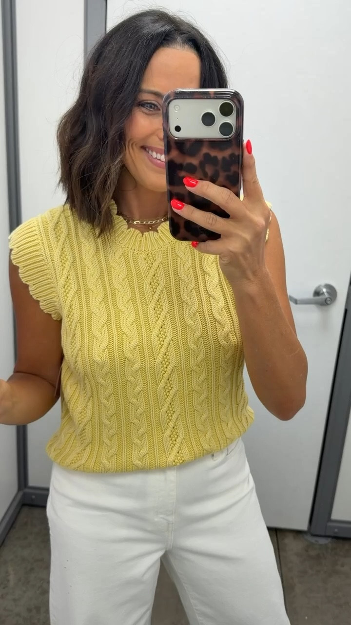 This little sweater tank is giving expensive boutique vibes 💛

The prettiest butter yellow and so cute paired with white denim for summer.

Size XS
5’3 for reference

#walmartfashion #walmartfinds #summerstyle #butteryellow #affordablefashion #ltkstyle