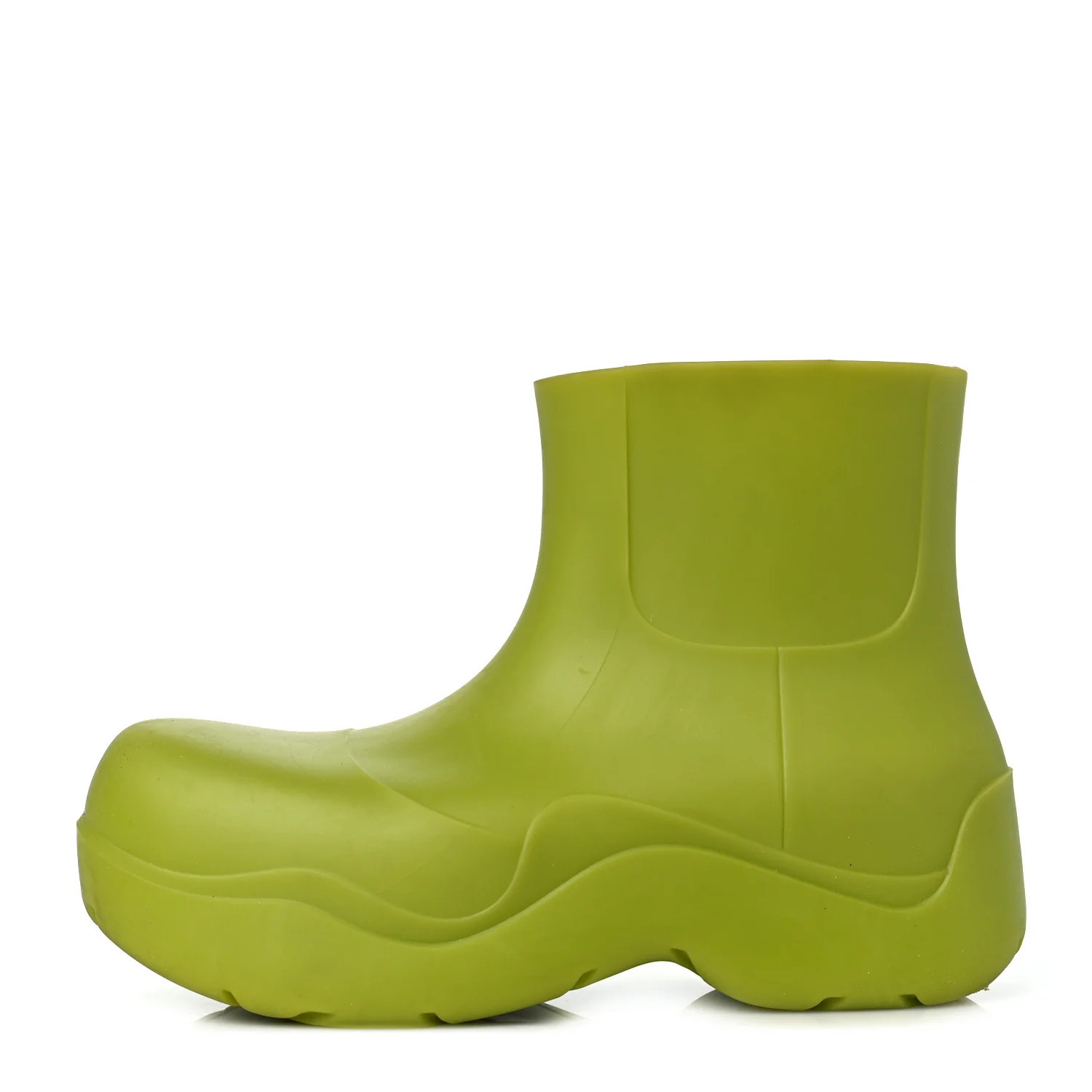 BOTTEGA VENETA Rubber Puddle Ankle Boots 39 Kiwi | FASHIONPHILE (US)