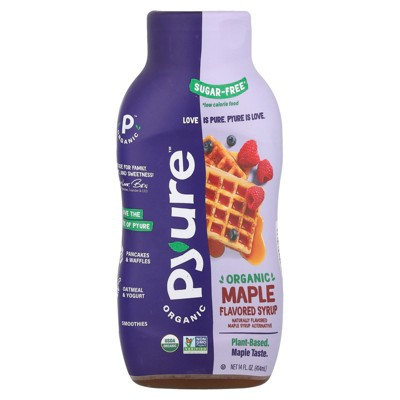 Pyure Organic Maple Flavored Syrup, Sugar-Free, 14 fl oz (414 ml) | Target