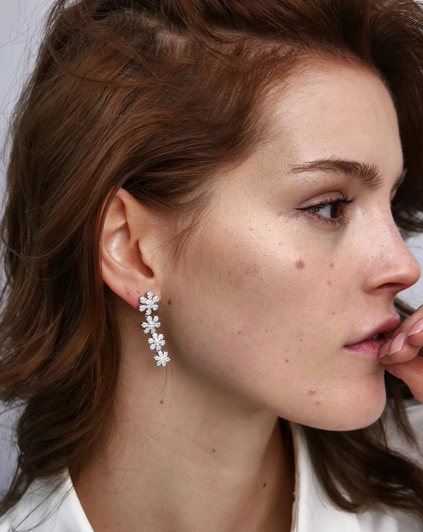 Floral Drop Earrings | PEACHMIND