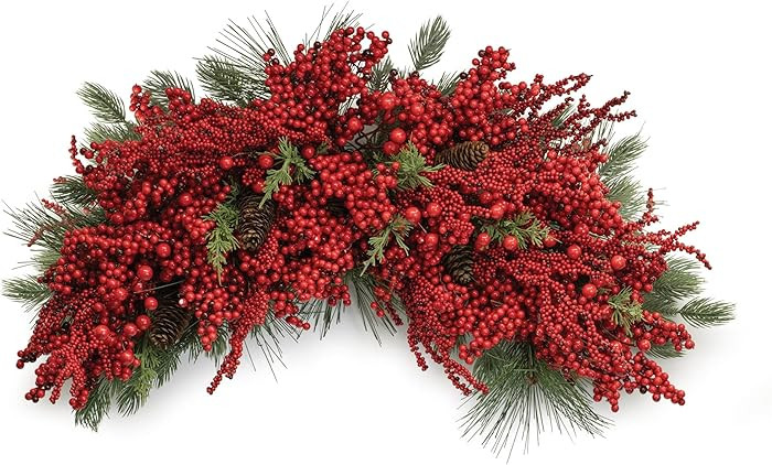 Mixed Berry and Pine Crest 31" L Plastic/Styrofoam | Amazon (US)