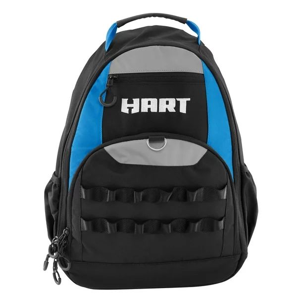 HART 18-Pocket 22-Loop Tool Organizer Backpack, Black and Blue | Walmart (US)