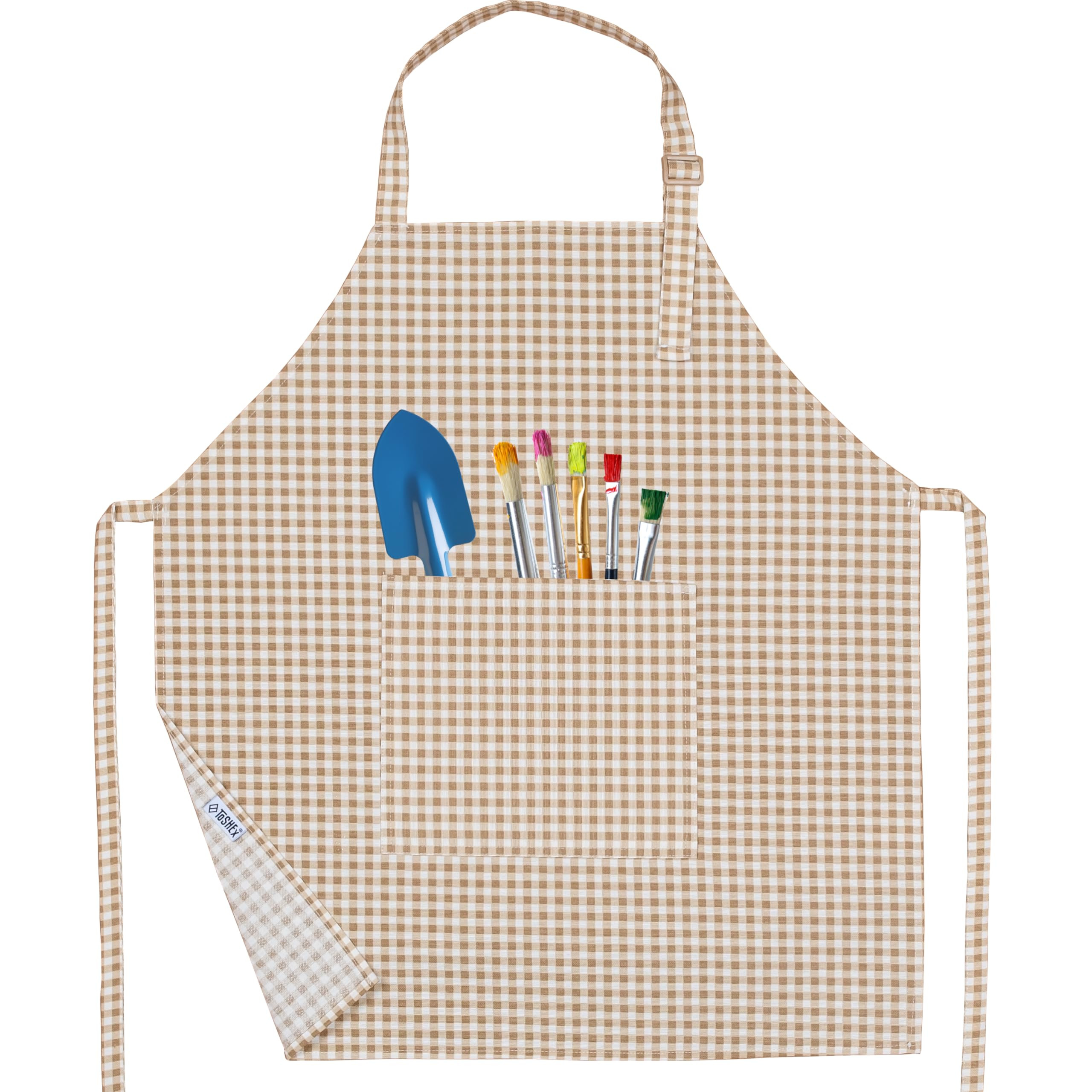 Kids Aprons for Cooking Waterdrop Resistant Aprons for Girl & Boy Toddler Apron for Painting, Gar... | Amazon (US)