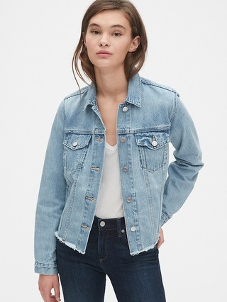 Distressed Icon Denim Jacket | Gap (US)