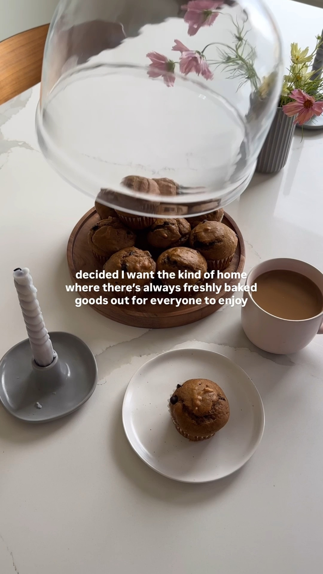 Freshly baked and displayed just how I love it — warm from the oven, tucked under a pretty glass cover, and styled right on my dining table. ✨ The pastry stand is from Maison Simons, paired with my Wayfair dining chairs and wavy light that always makes the room feel special. Linking everything I used here plus my everyday Fable dishes and the coziest blue cardigan I’ve been living in from Gap.

Maison Simons pastry stand, glass pastry cover, dining room chairs Wayfair, wavy light fixture Wayfair, Fable dishes Canada, Gap blue cardigan, cozy kitchen essentials, Canadian home decor finds, baking display ideas, fall hosting essentials



#LTKmidsize #LTKcanada #LTKcasa