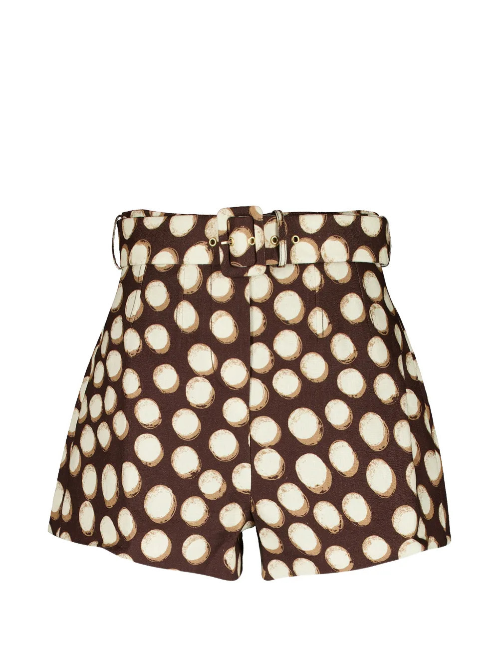 ALEMAIS Paula Corset shorts - Brown | Farfetch Global