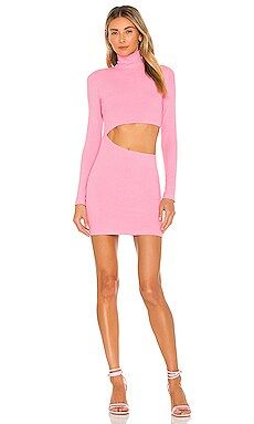 superdown Mia Mini Dress in Pink from Revolve.com | Revolve Clothing (Global)