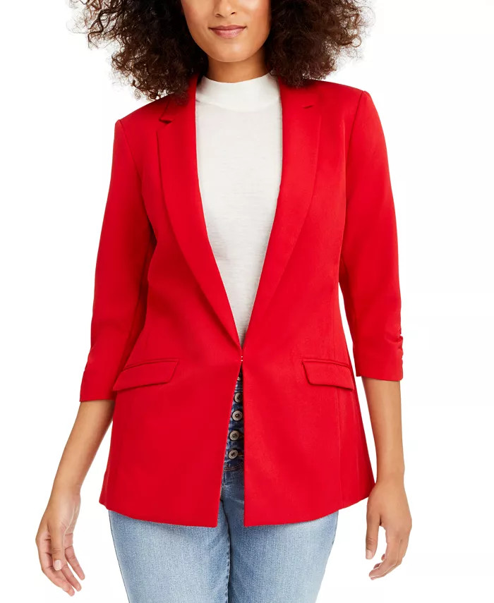 Petite Menswear Blazer, Created for Macy's | Macys (US)