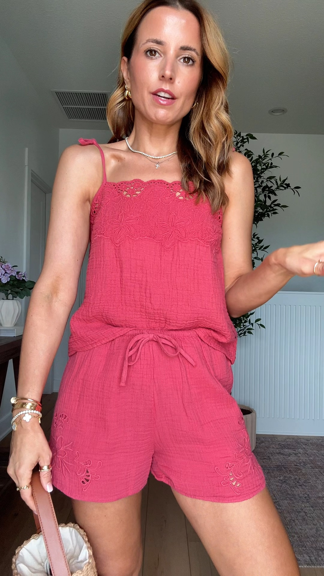 New Target arrivals for spring and summer! Vacation outfits. Matching sets. Resort outfits. Resort wear. Beach vacation. Tropical vacation. Wearing XS in both. 

#LTKootd #LTKTravel #LTKSwim