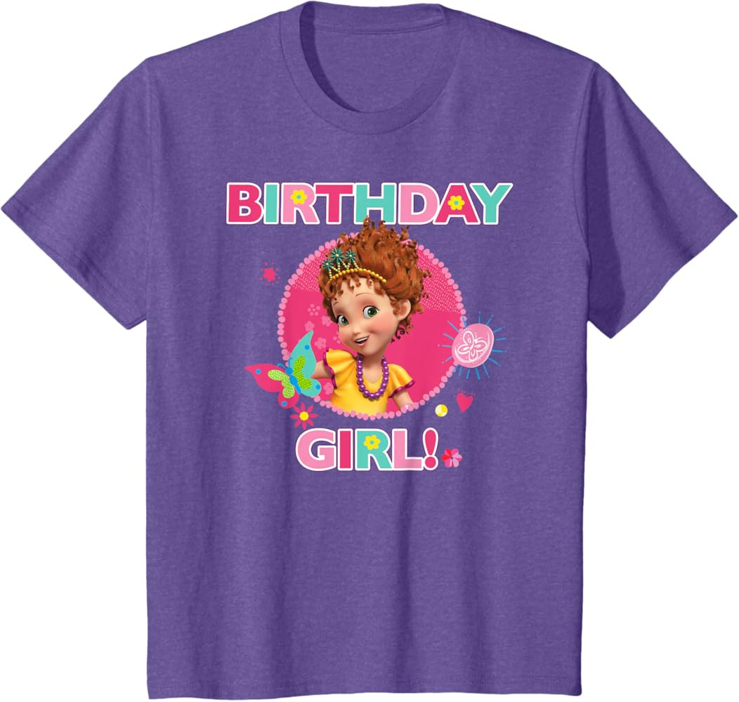 Disney - Junior Fancy Nancy Birthday Girl T-Shirt | Amazon (US)