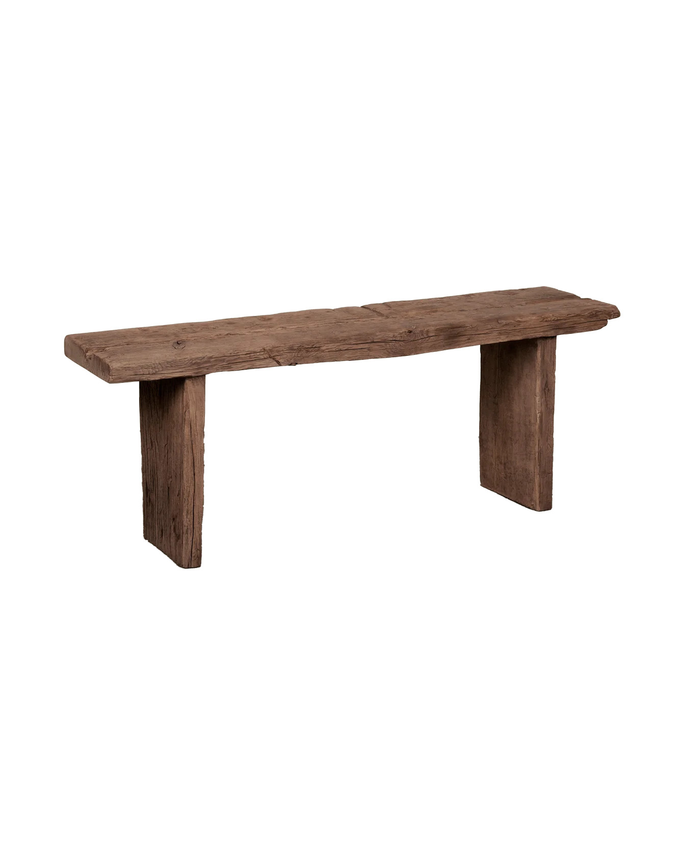 Olive Ateliers Reclaimed Chunky Elm Bench - Natural from China | Olive Ateliers