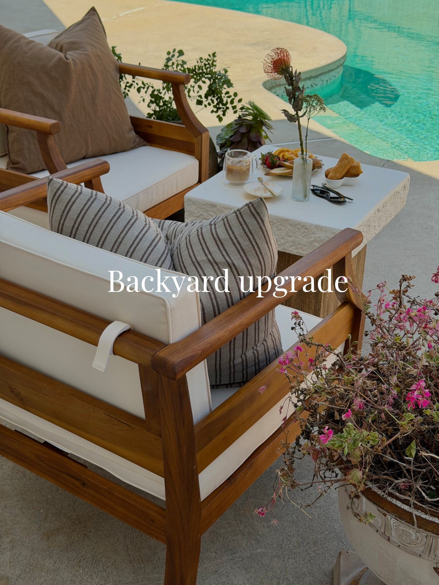my most recent Wayfair finds! I upgraded my outdoor space with a cozy lounge moment that feels like a mini escape. 
Shop these exact pieces + more of my favorite outdoor seating.
 
@wayfair #wishyouwerehere #outdoor #Wayfair #Ad #WayfairPartner 

Spring backyard upgrade 
Lounge chairs 
Backyard nook 
Outdoor seating
Outdoor loungers
Outdoor sofas and sectionals
Accent seating
Patio chairs
Pots and planters
Outdoor decor 
Outdoor dining set 
Outdoor table 



#LTKmorningroutine #LTKSeasonal #LTKHome