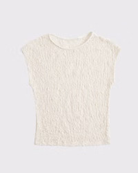 Women's Lace Shell Top | Women's Tops | Abercrombie.com | Abercrombie & Fitch (US)