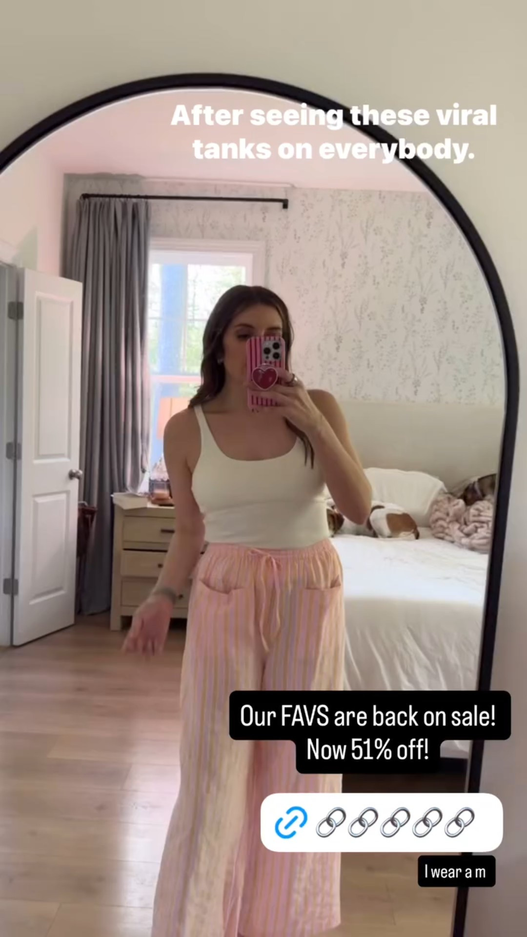 Our FAVS are back on sale! 
Now 51% off! I wear a m