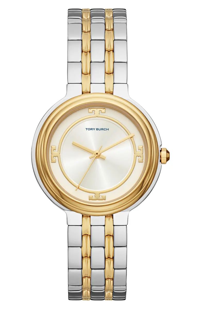 The Bailey Two-Tone Bracelet Watch, 34mm | Nordstrom | Nordstrom