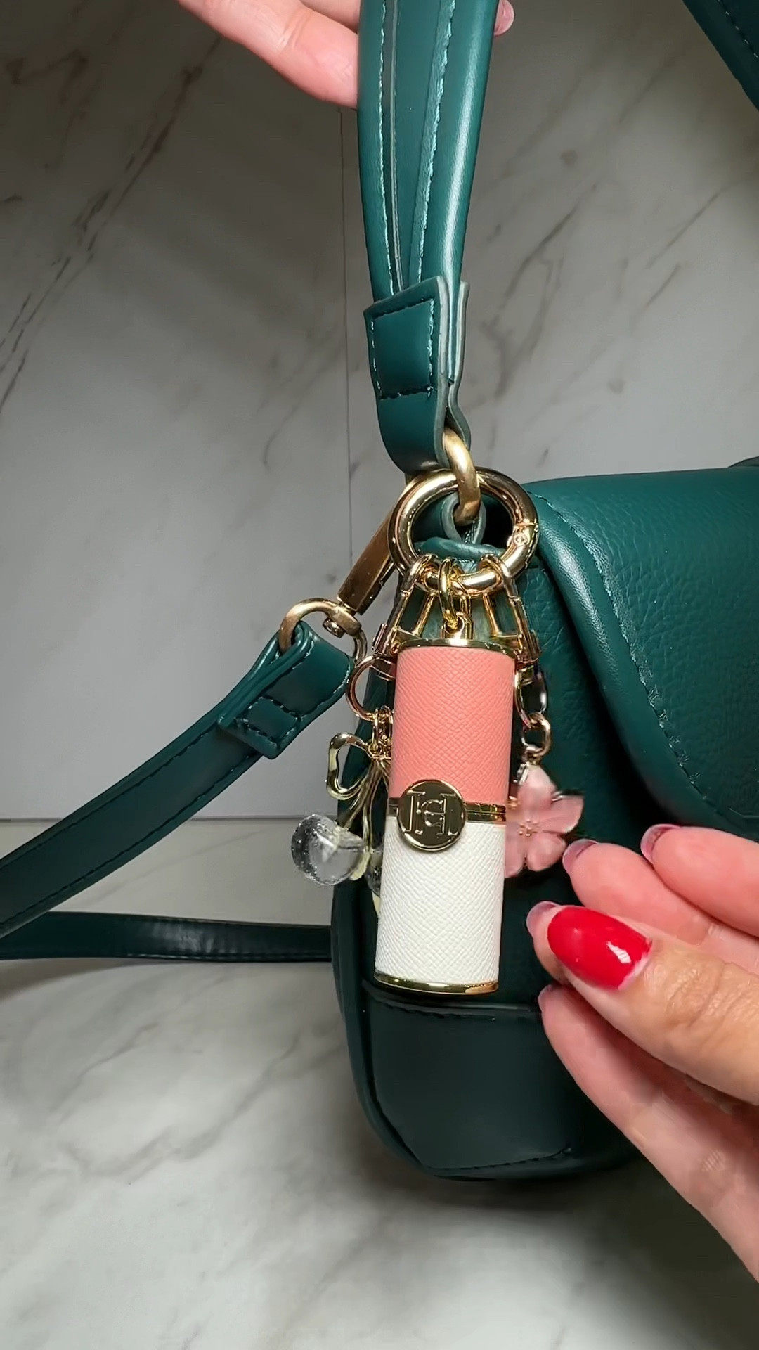 The best purse charm is one that’s multi-purpose.  I’m in love with this mini lip balm tint from Carolina Herrera.  Had my eye on it for a while and finally got it.  It not only decorates my purse but it’s hydrating and leaves my lips with the perfect tint.




Mini makeup 
Purse charm
Carolina Herrera

#LTKWatchNow #LTKGiftGuide #LTKBeauty