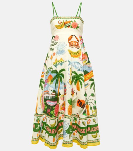 Paradiso printed linen maxi dress | Mytheresa (UK)