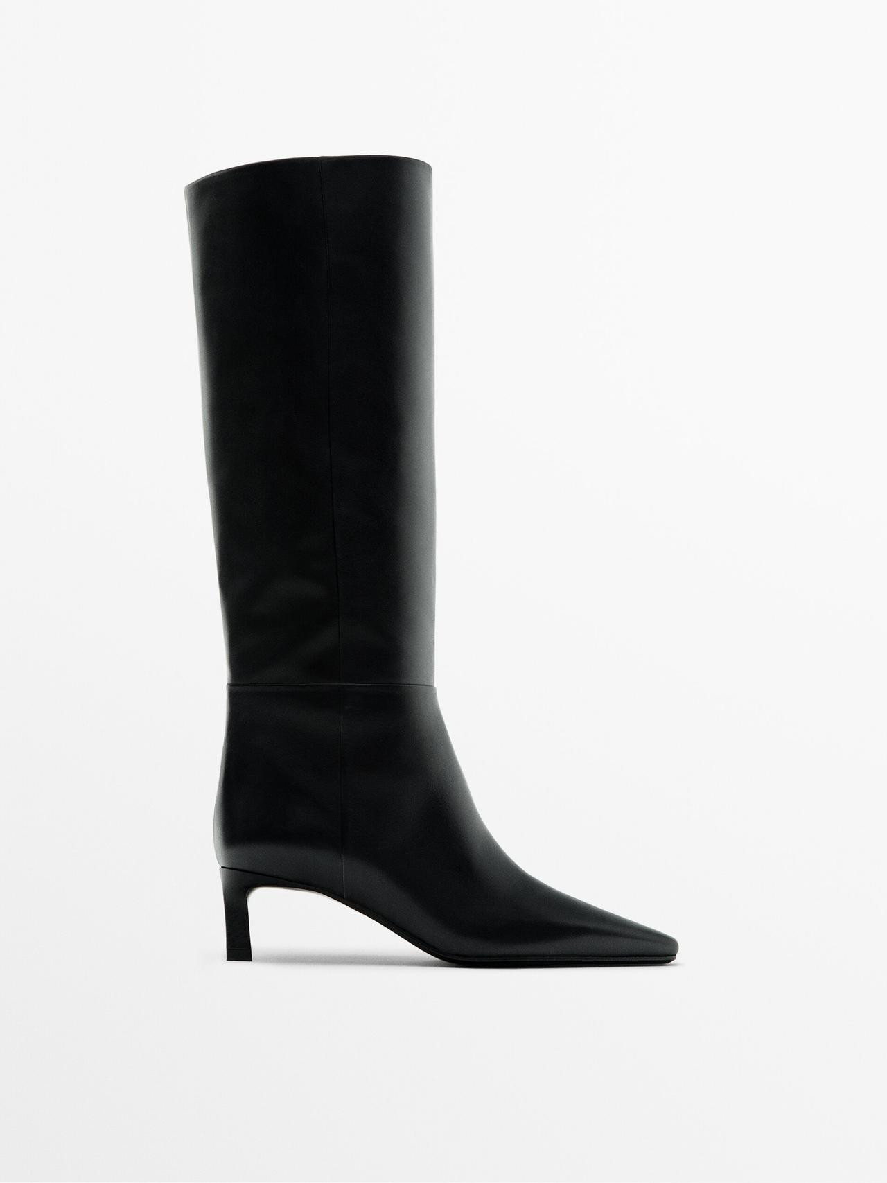 Low-heel boots | Massimo Dutti UK
