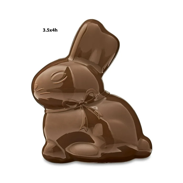 Easter Brown Bunny Eggs, 3.5 x 4 in, 3 Count, by Way To Celebrate | Walmart (US)