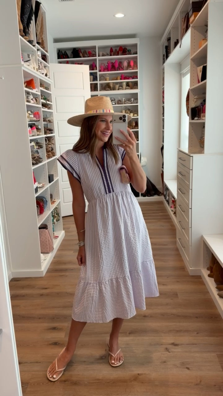 In a small dress, hat, sandals and accessories - fits tts.

#LTKootd #LTKgrwm #LTKSeasonal