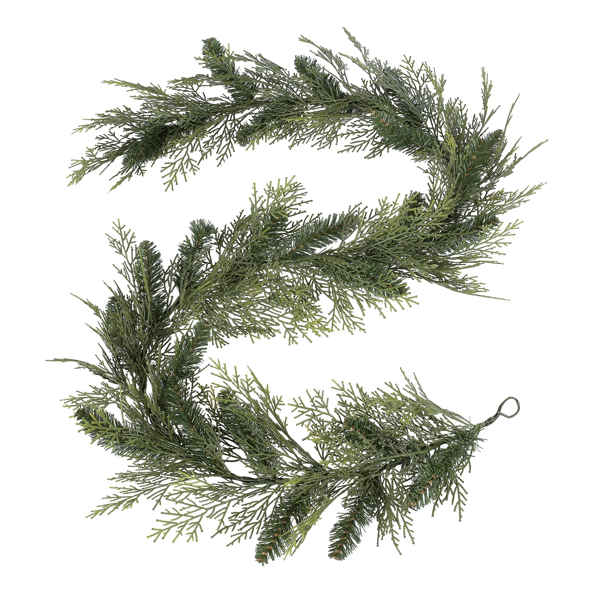 Holiday Time Unlit Cedar Garland, 6' | Walmart (US)
