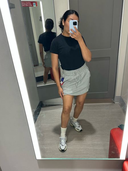 $24 French terry skort that would make a great airport outfit! It’s comfortable and above all affordable. Click below to shop!
Follow me HER CURRENT OBSESSION for more travel related content! Have a lovely Sunday!☀️

Airport outfit, fitness finds, Nike sneakers, fall outfits, fall fashion, Target style, Target finds 

#LTKSeasonal #LTKshoecrush #LTKtravel