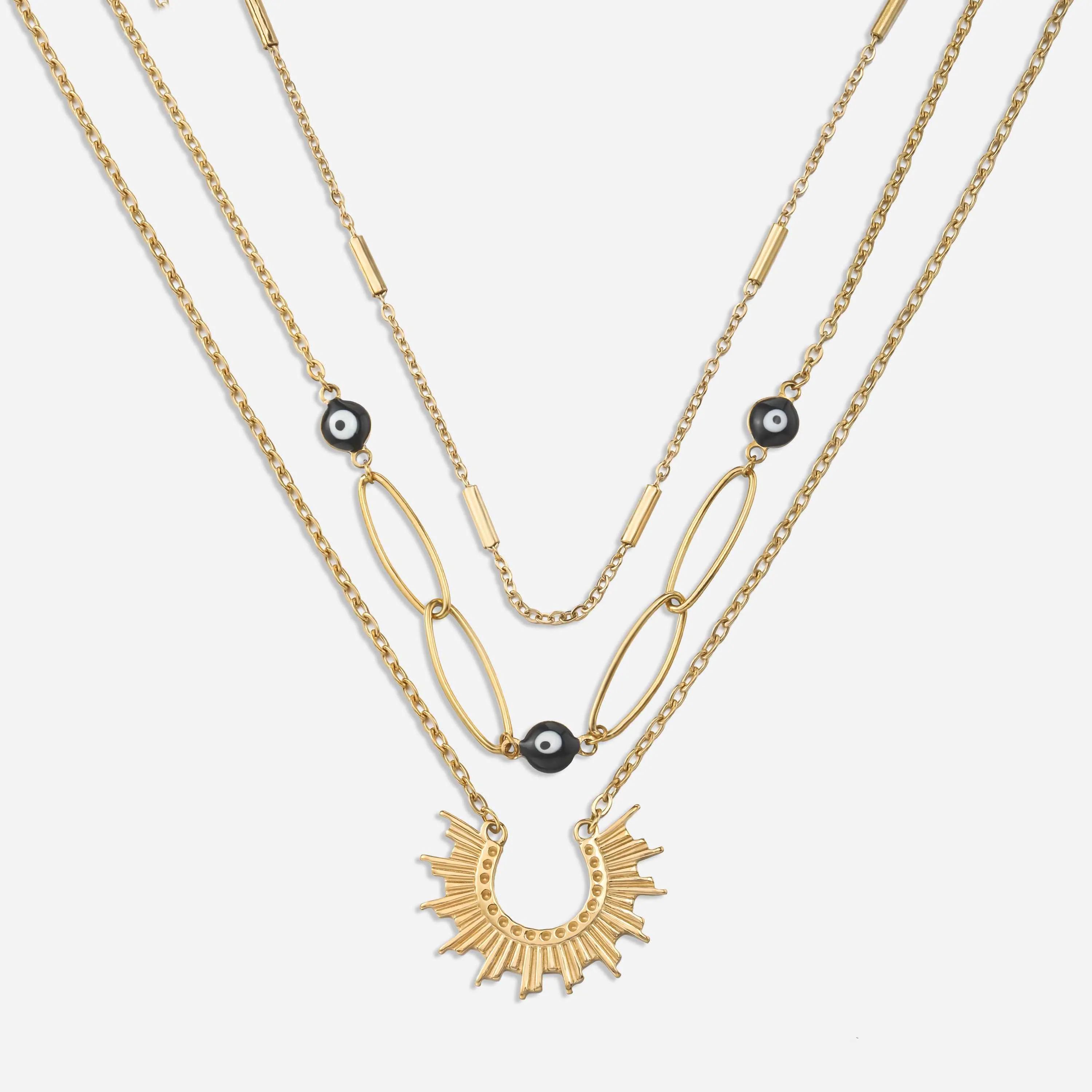 Stephanie Evil Eye Necklace | Victoria Emerson