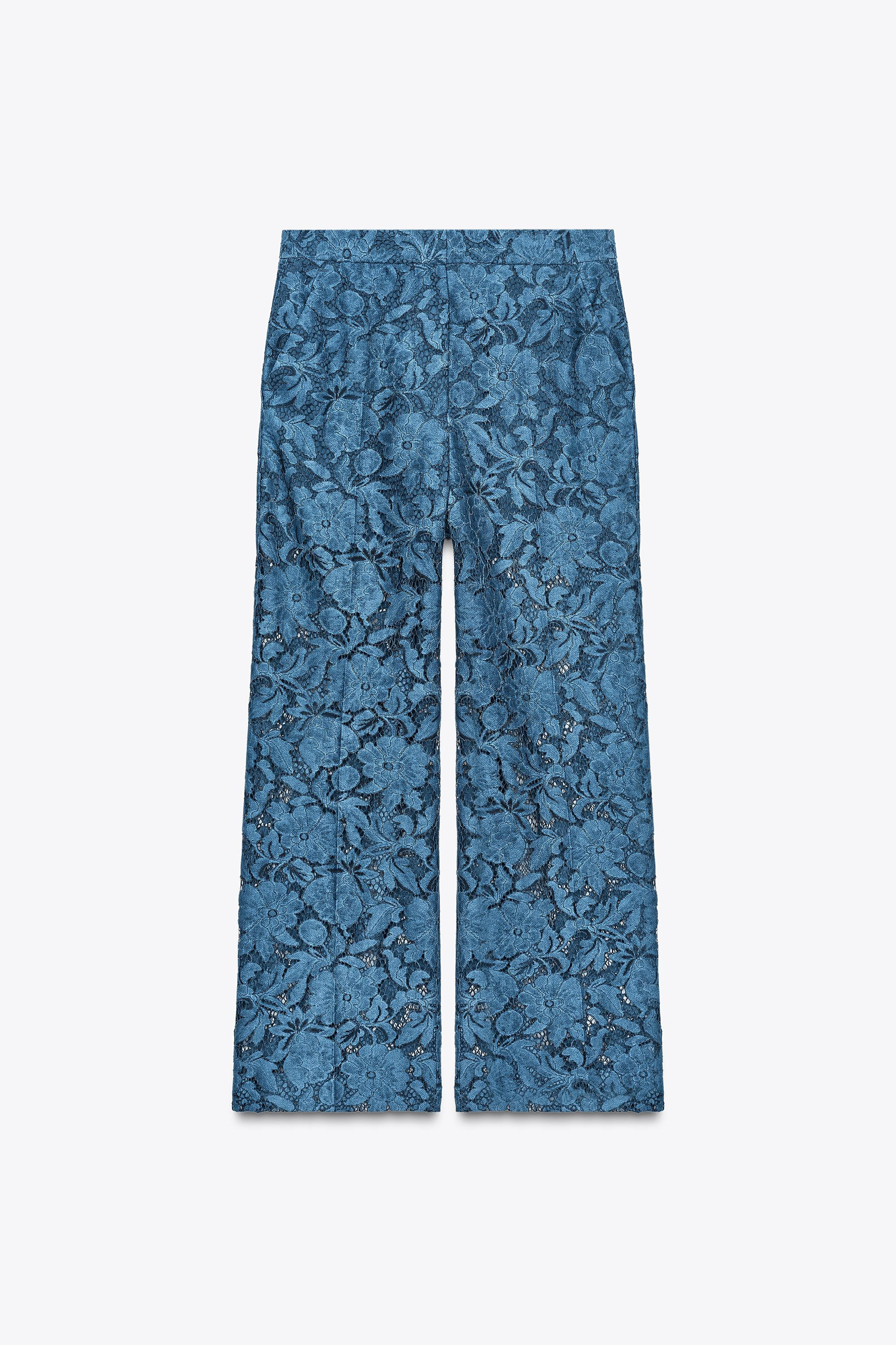 CROPPED LACE PANTS | Zara US