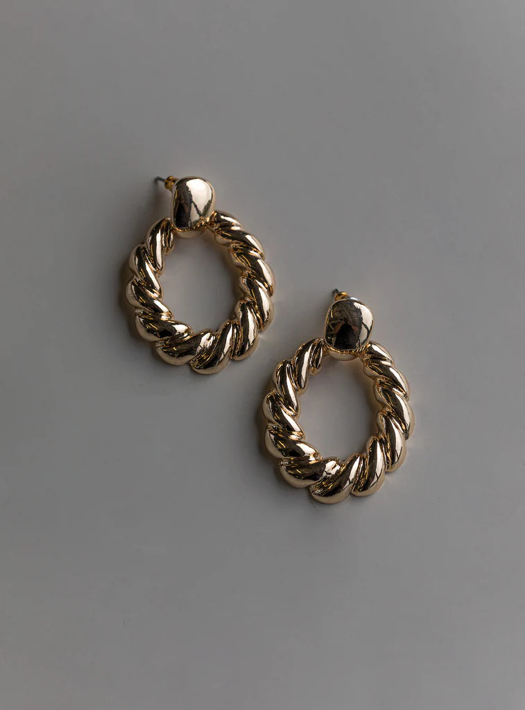 Cecillia Earrings Gold | Princess Polly US