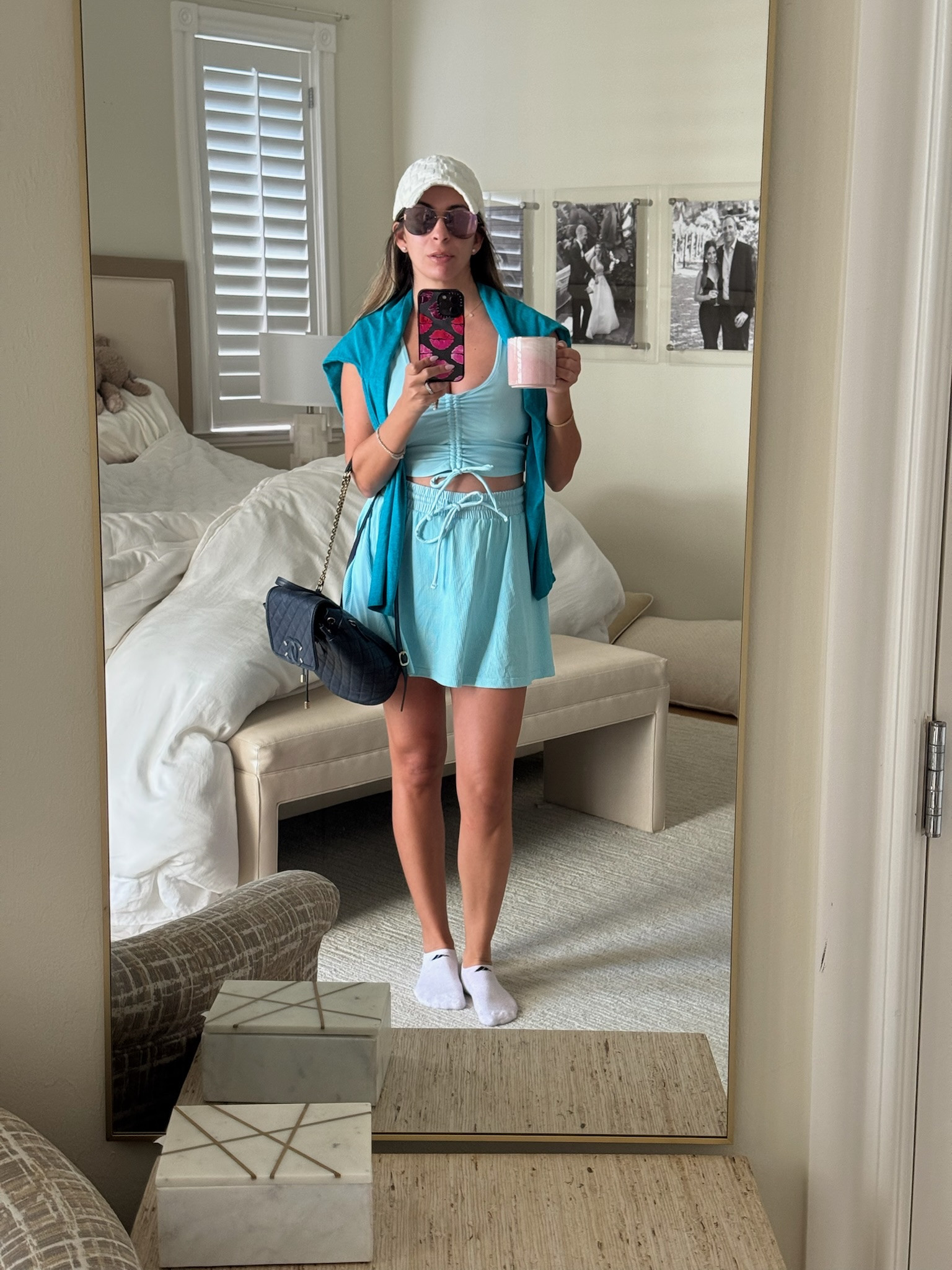 Blue Beach Riot Set. Loved this color & the skirt is a great length! 

 

#LTKSeasonal #LTKActive #LTKFindsUnder100