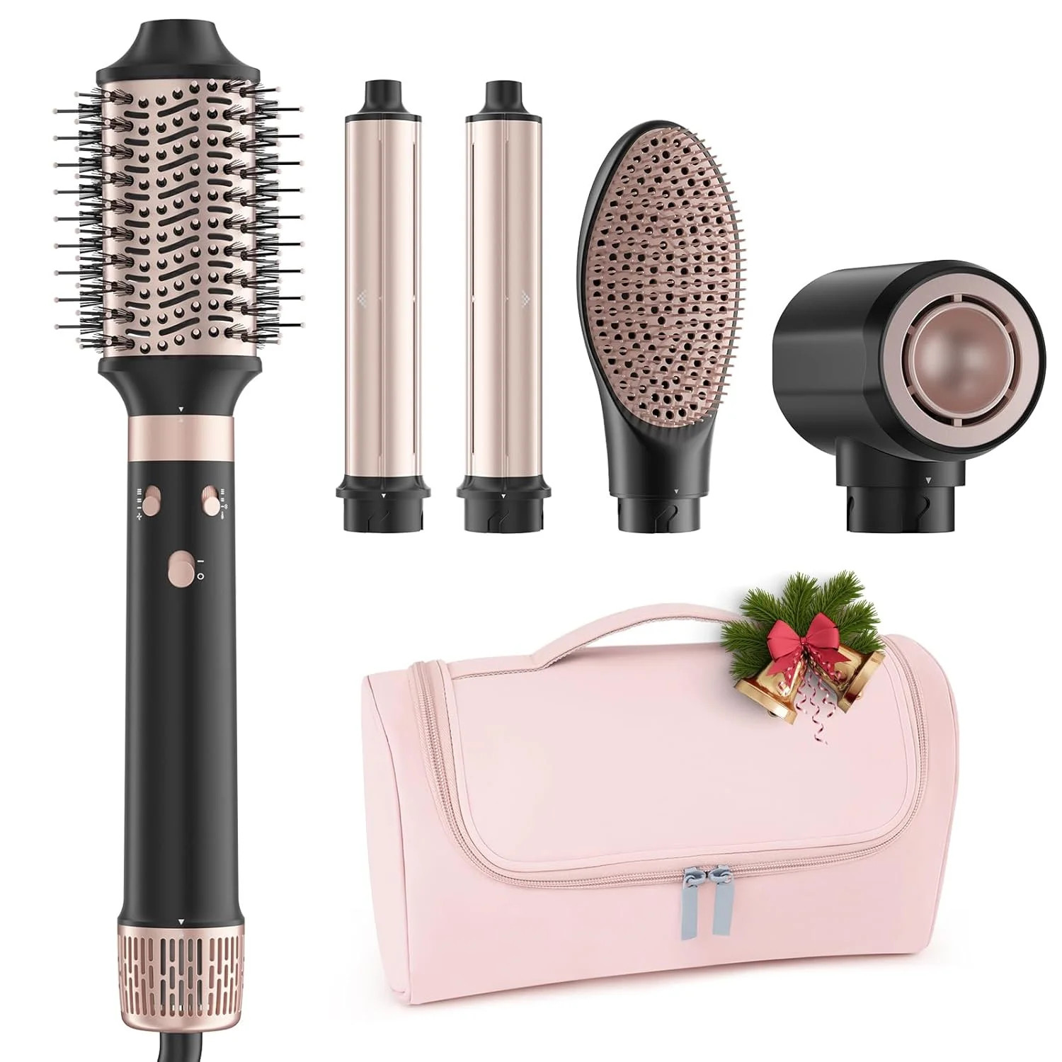 5 in 1 Hot Air Styler, Dual Voltage Hair Dryer Brush, Multi Hair Styler with Fast Drying Blow Dry... | Walmart (US)