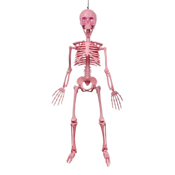 Pink Skeleton Decor, 36" At Home, Plastic | At Home