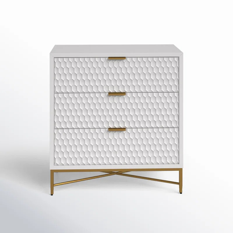AllModern Capra 3 Drawer 32" W Chest & Reviews | Wayfair | Wayfair North America