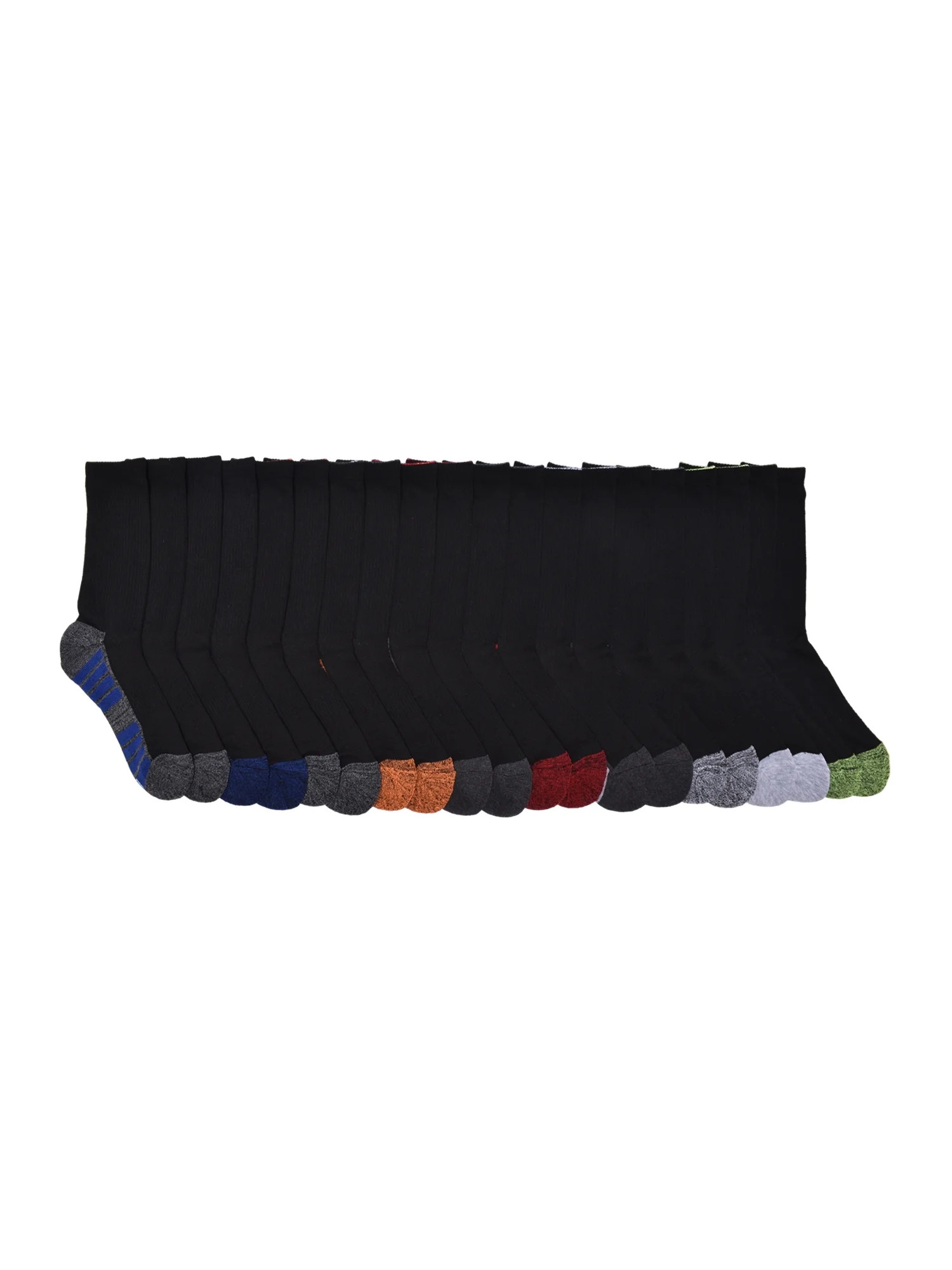 Athletic Works Boys Cushioned Crew Socks, 10-Pack S (4-8.5) - L (3-9) | Walmart (US)