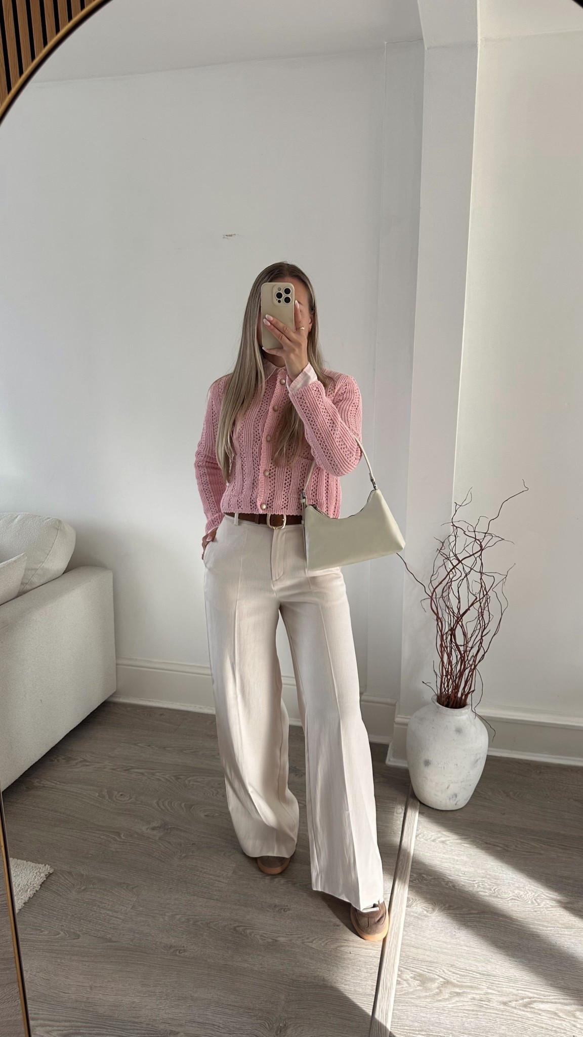 Spring office outfit formula: linen, a cute cardigan, and tailored trousers = effortless polish 🌸🤍


#LTKuk #LTKspring #LTKworkwear