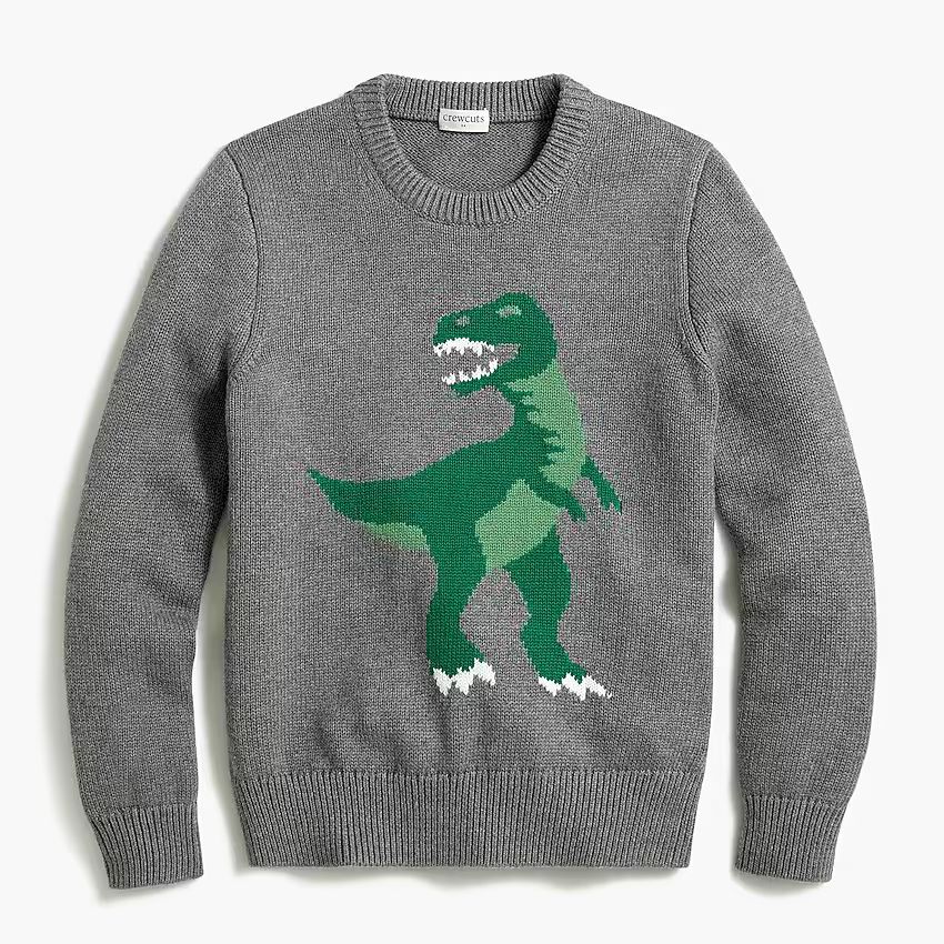 Boys' dinosaur crewneck sweater | J.Crew Factory