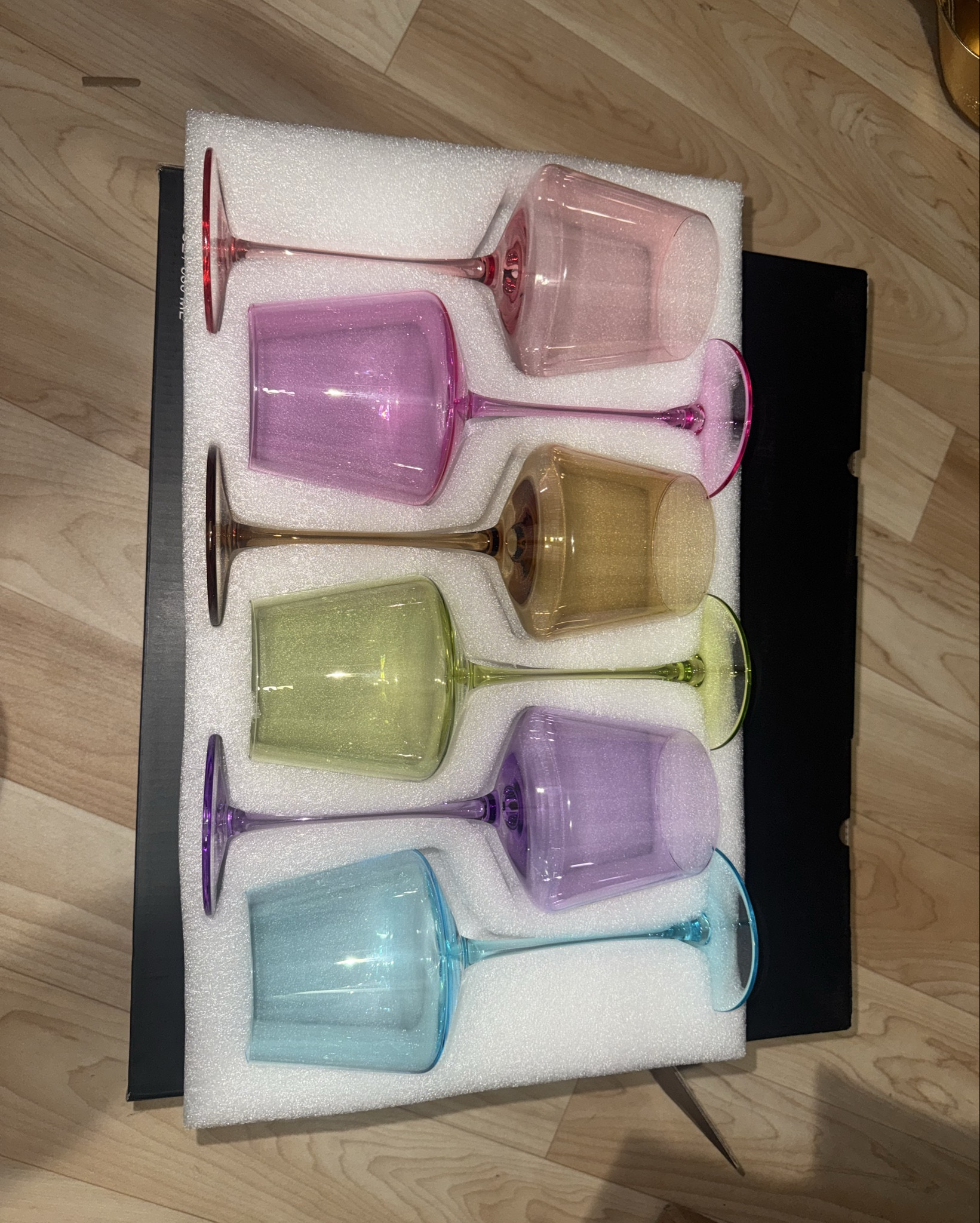 The prettiest wine glasses ! Perfect for spring 🌸💐 Nice quality, beautiful colors and so affordable! 

#LTKfoodie #LTKHome #LTKSeasonal