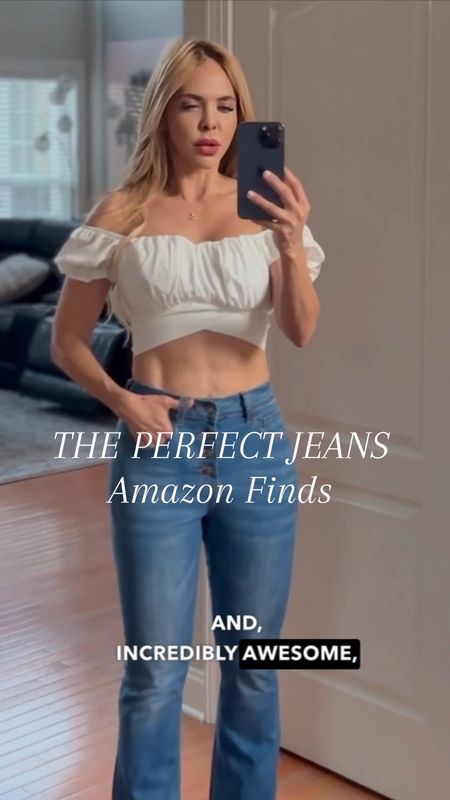 I have found the perfect jeans for my body type - they have just the right amount of stretch, are high-waisted, and have a slight flare in the legs. You need to try them! And the best part? They're only $43.89! Let me send you the link to these amazing jeans.

#LTKworkwear #LTKfindsunder50 #LTKbeauty