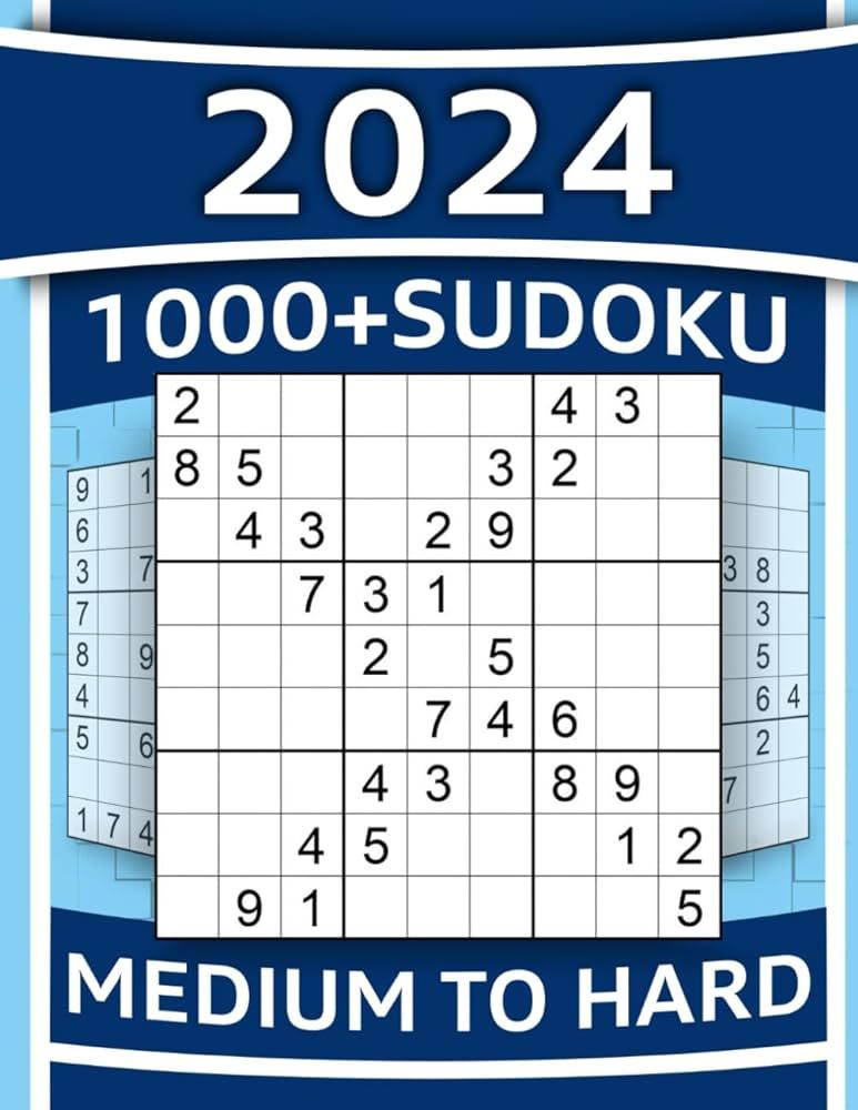 1000+ Sudoku Puzzles for Adults: Medium to Hard Sudoku Puzzles with Detailed Step-by-step Solutio... | Amazon (US)