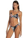 Roxy Women's Standard Beach Classics Athletic Bikini Top, Anthracite Tropicoco 231 Exc | Amazon (US)