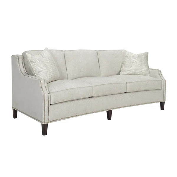 Signac 87.5" Square Arm Curved Sofa | Wayfair North America