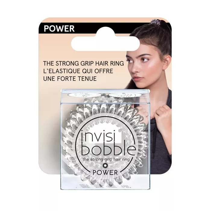 invisibobble Power Hair Ring - Crystal Clear - 3pk | Target