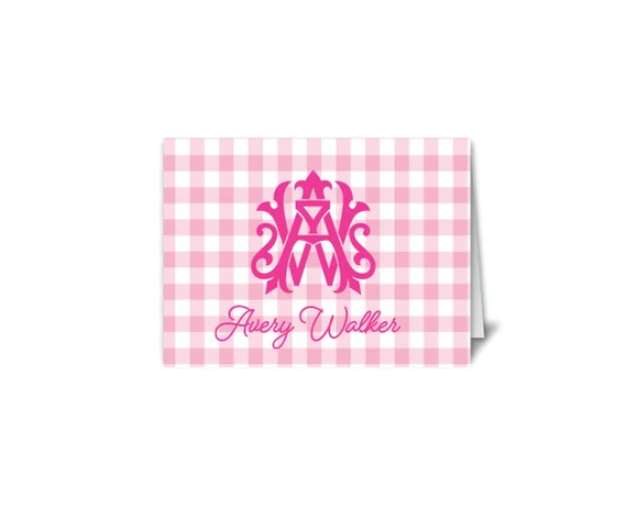 Vintage Monogram Stationery Custom Monogram Stationery - Etsy | Etsy (US)