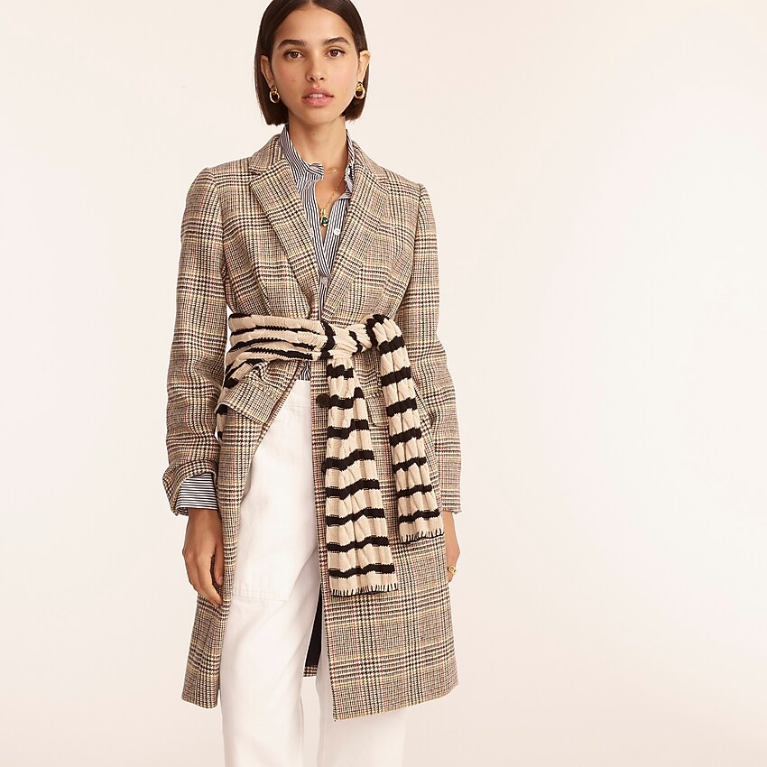 Dalton topcoat in glen plaid English wool | J. Crew US
